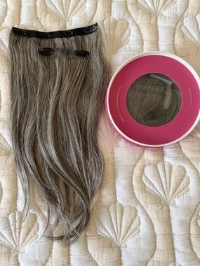 Luxy Hair | 16" Seamless Light Gray Clip-Ins (160g)